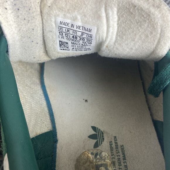 Adidas Gazelle Men Size 13 Green Suede Low Top Lace Up 029002 - Picture 14 of 14